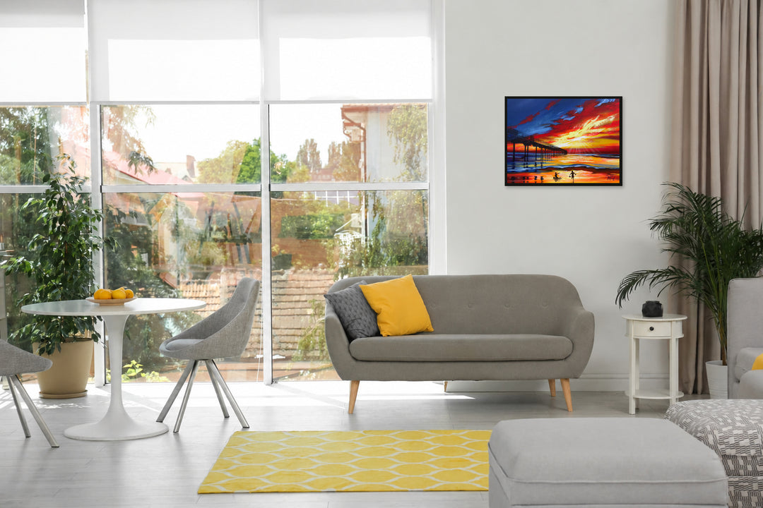 Golden Sunset – with border
