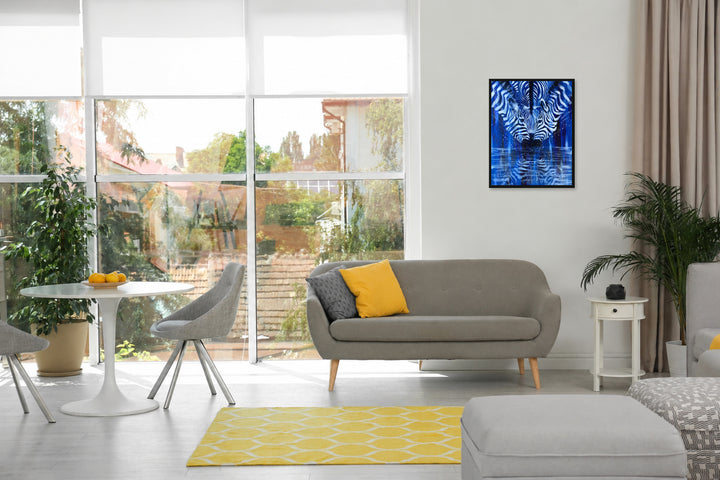 Zebra Mirror – with border