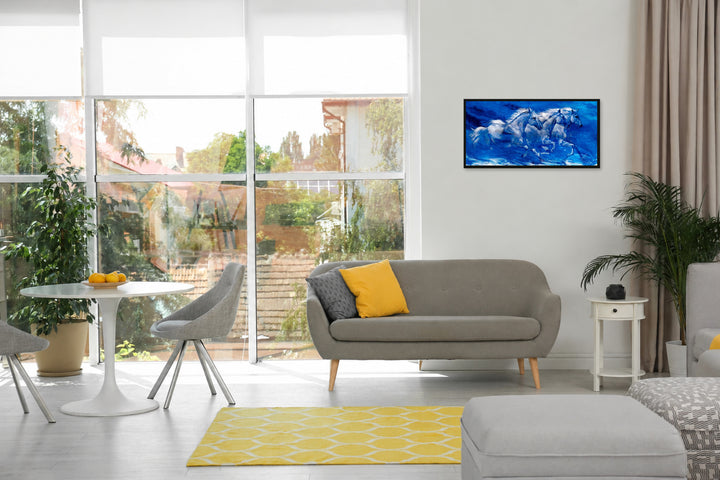 Cool Blue Runnings – with border