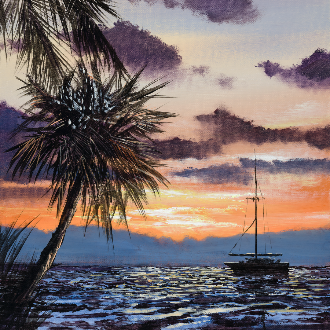Anchored at Sunset
