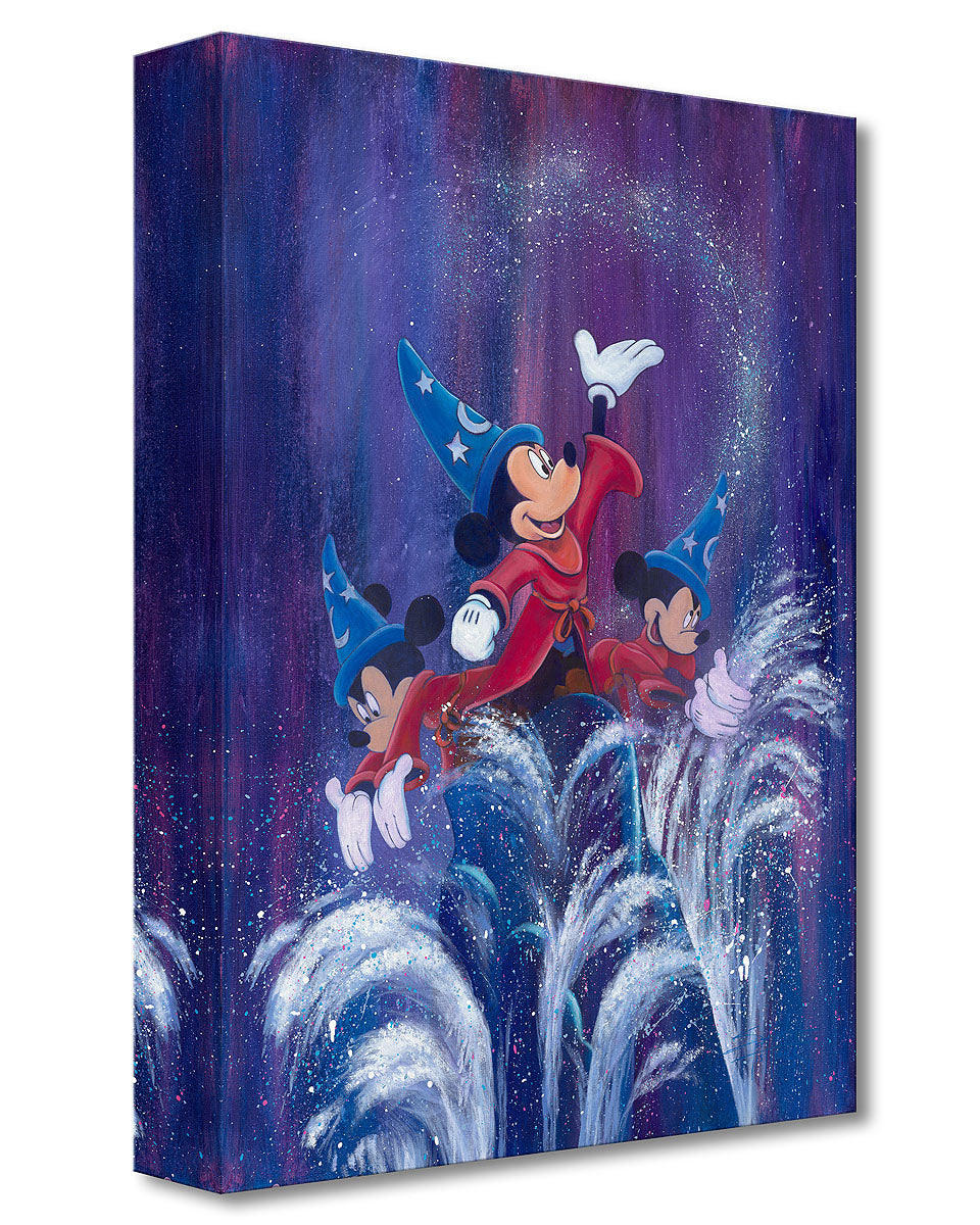 Mickey's Waves of Magic | Fantasy Disney Impressionist Art by