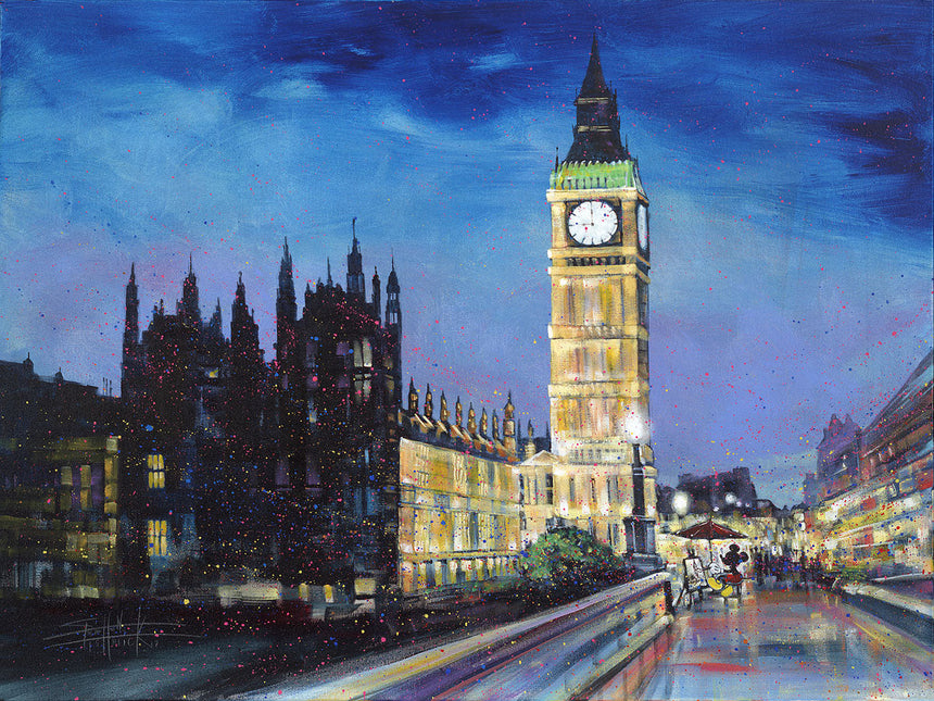 "Painting the Town" Signed and Numbered