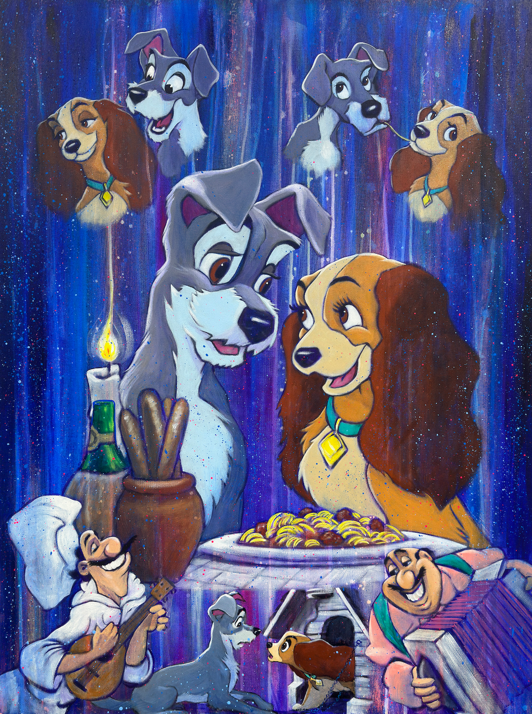 Happy Couple Lady and the Tramp