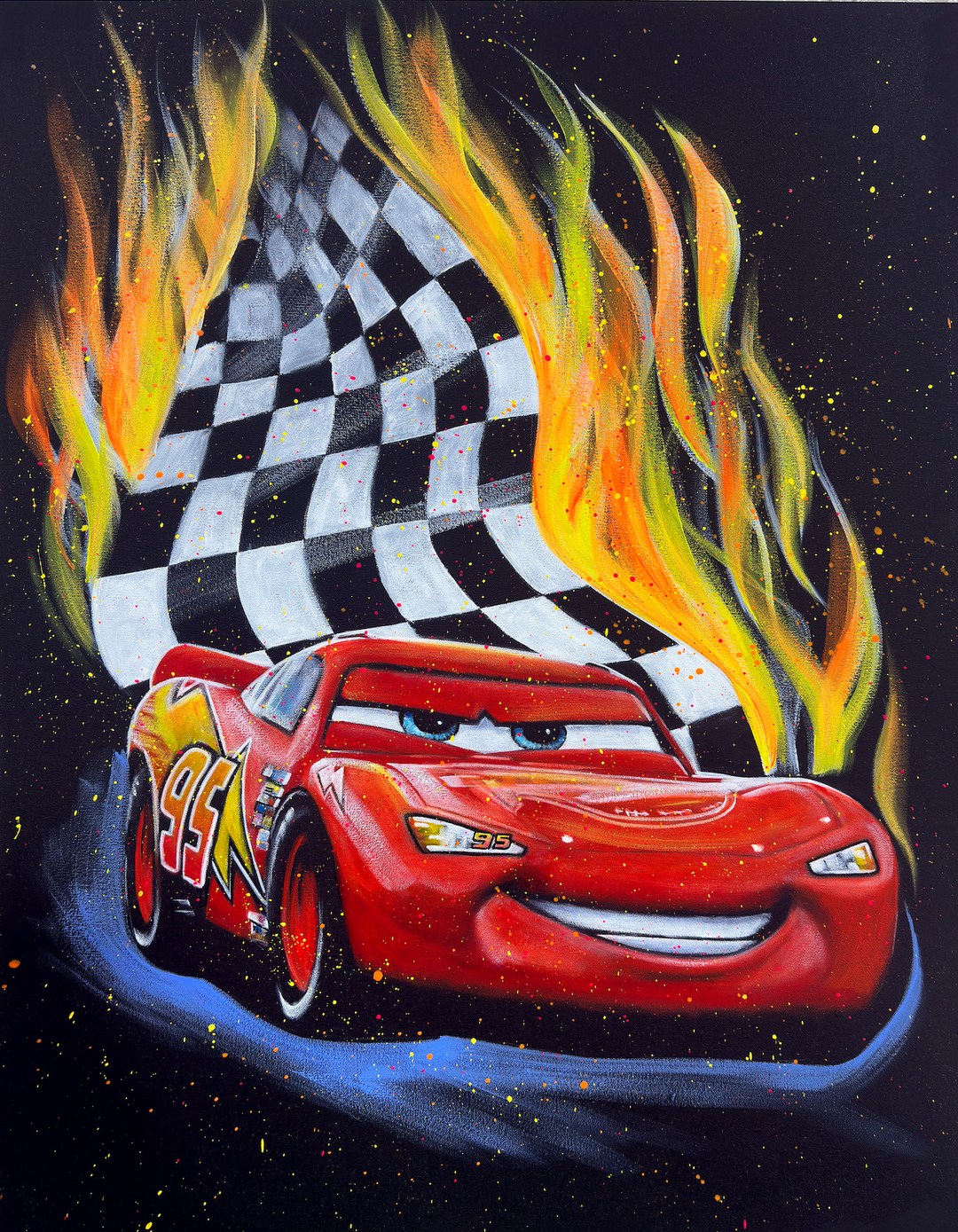 Lightning on Fire