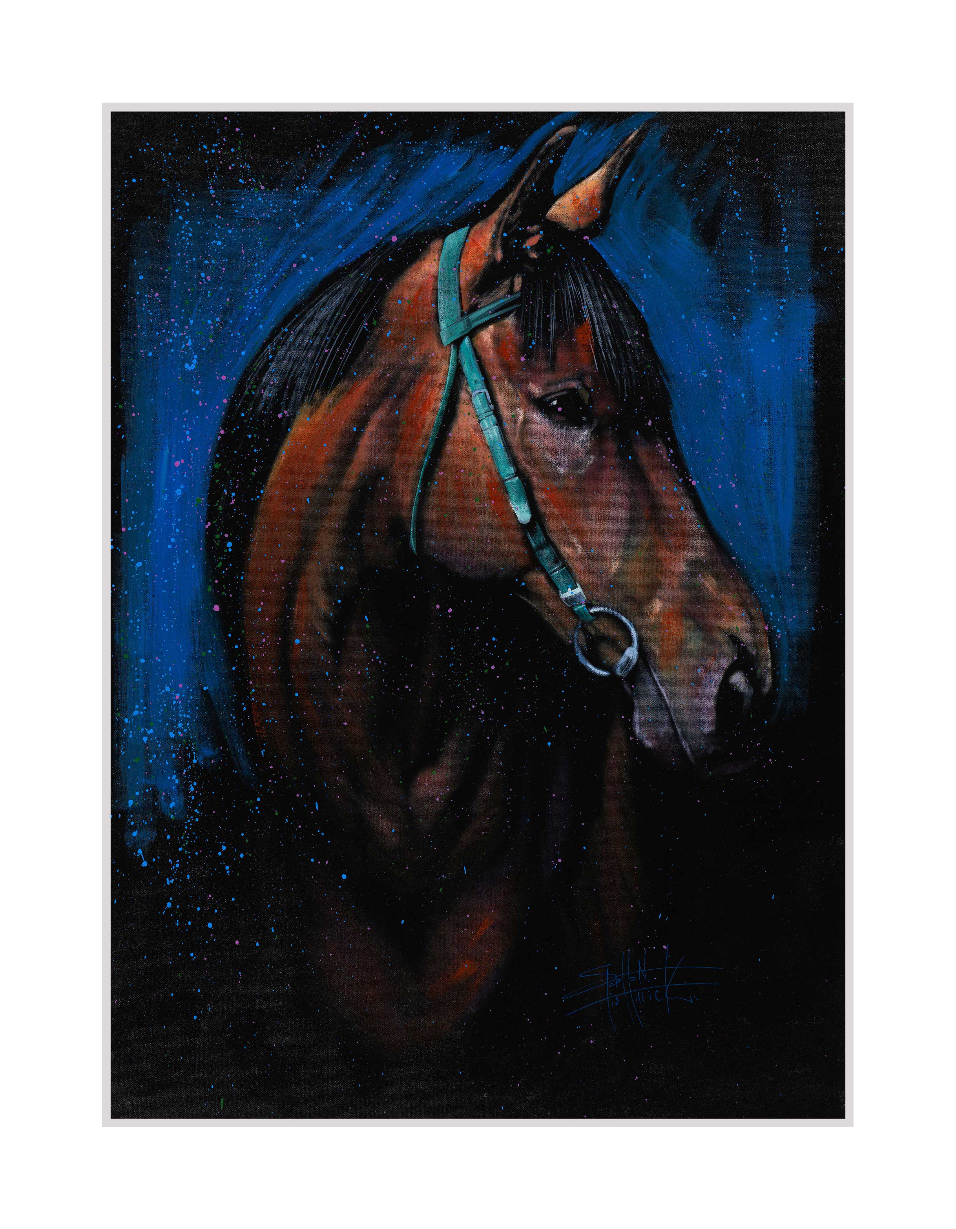 A Horse Fine Art Painting | Stephen Fishwick - Stephen Fishwick Fine Art