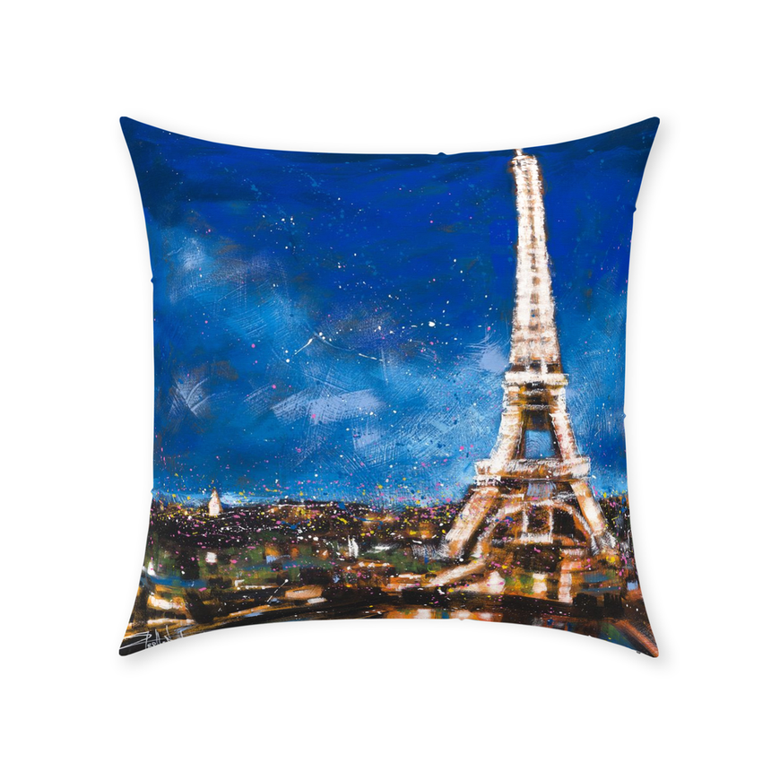 Throw Pillow - Stealing Paris